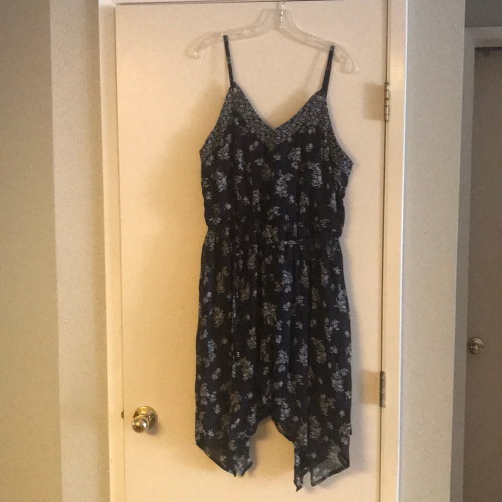 Flowy printed dress